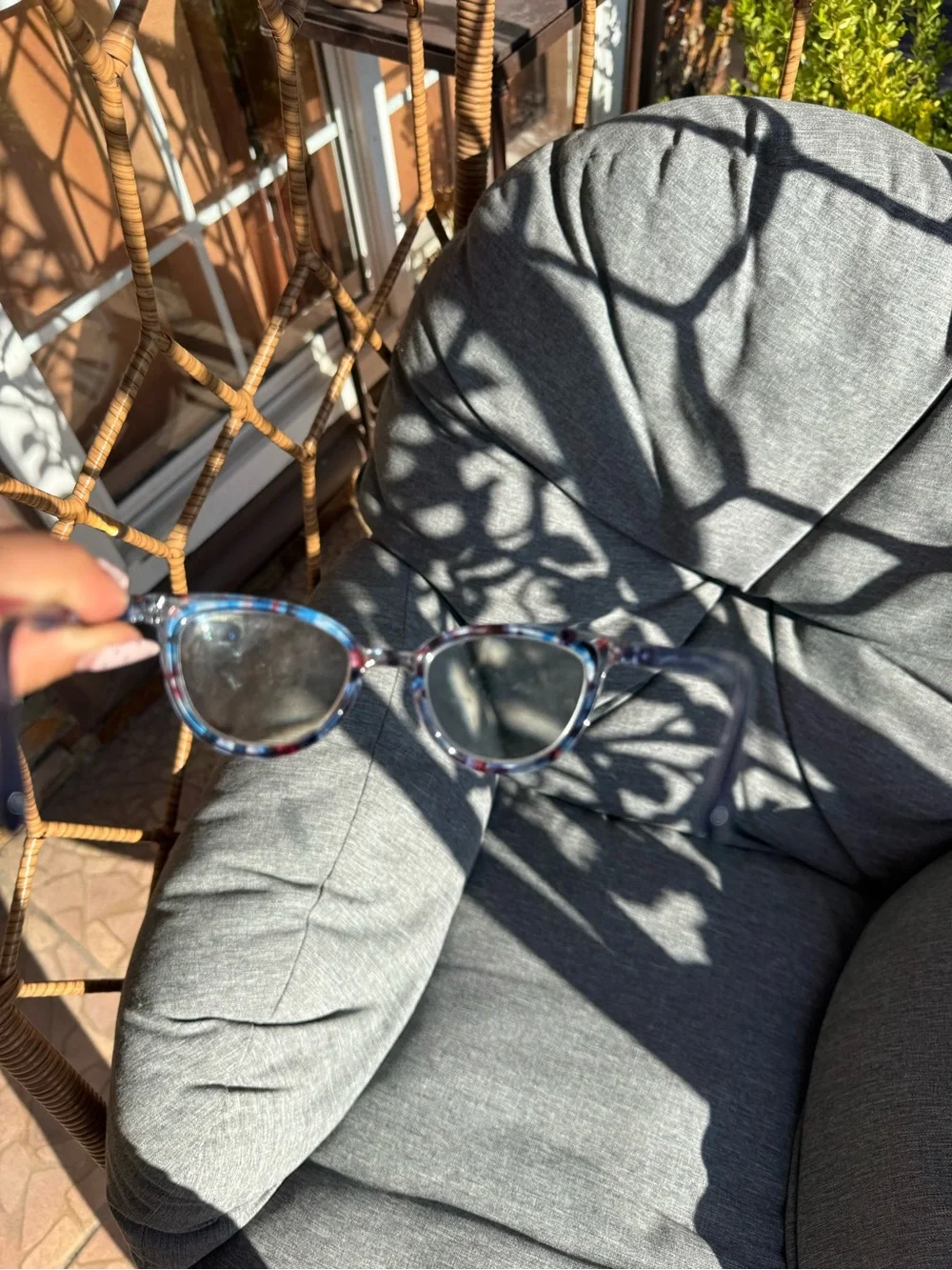 Classic Katespade Kids Clear Blue Round Eyeglasses